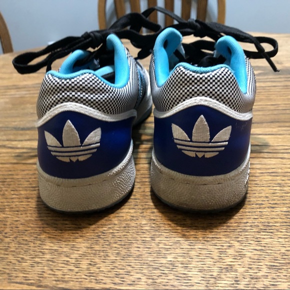 Blue Adidas Athletic Shoes - Picture 6 of 9
